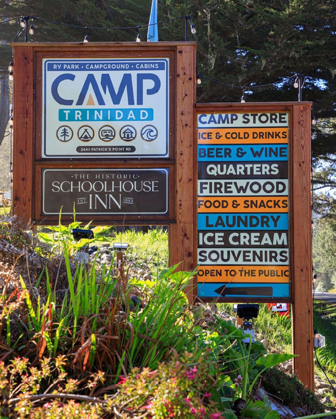 Camp Trinidad sign
